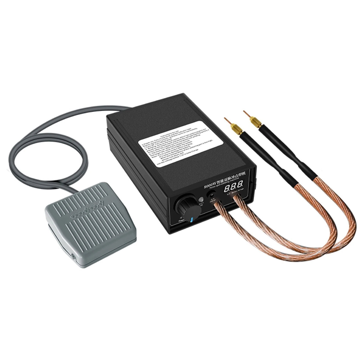 8000W Mini Spot Welder Machine DIY Kit 18650 Battery Pack Welding Tools