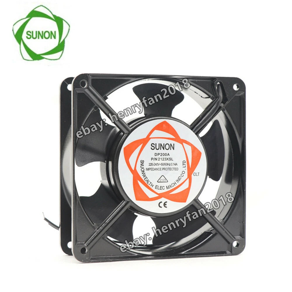 SUNON Fan DP200A 2123XSL Axial Fan 220V AC 0.14A 120*120*38MM Case Cooling Fan