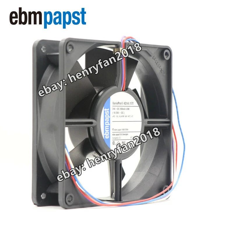 Ebmpapst 4314/17T DC Axial Fan 24V 4.8W 120*120*32MM EBM Cabinet Cooling Fan