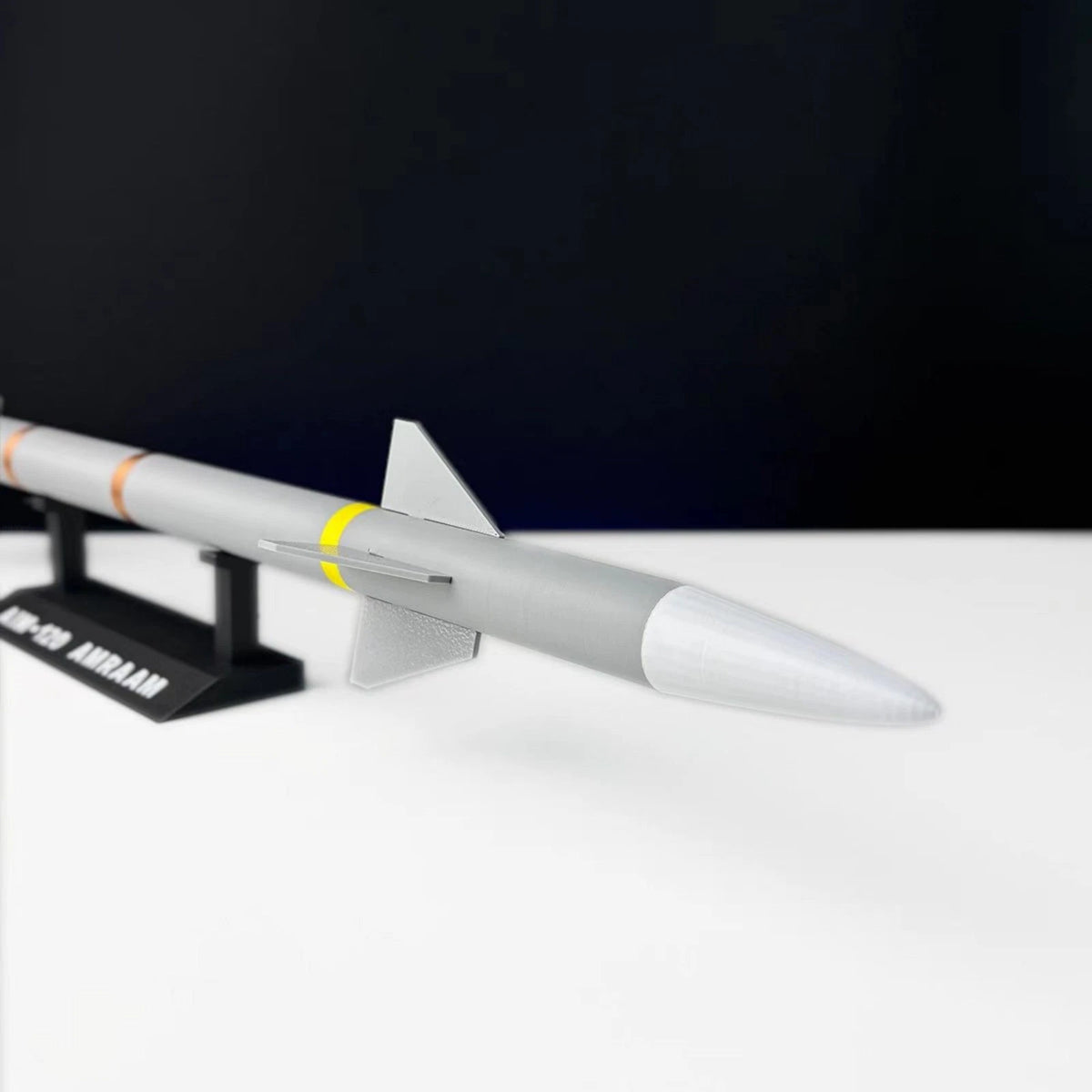 48cm PLA Plastic 1/8 Scale United States AIM-120 AMRAAM Missile Display Model
