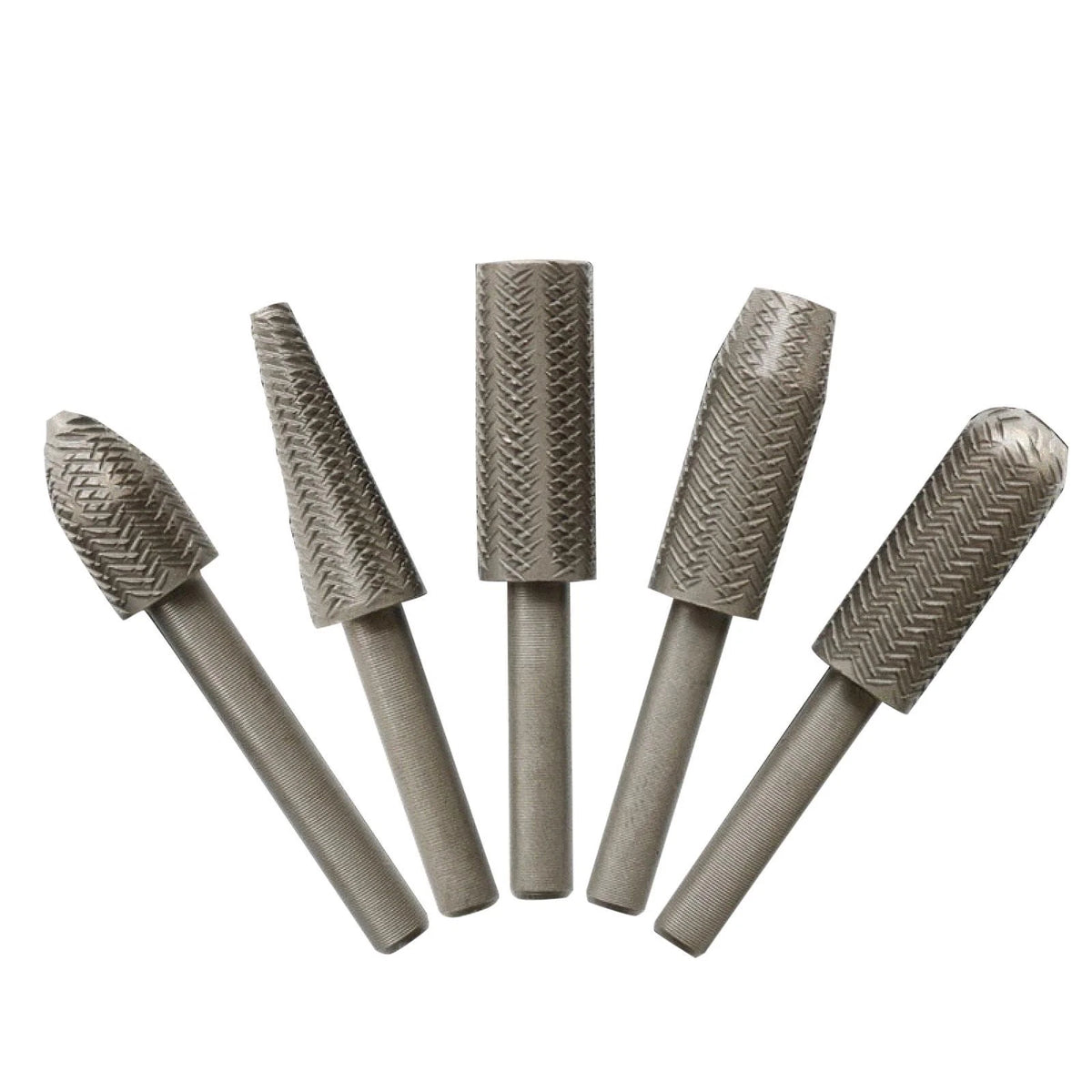 5pcs 6cm Metal Cutter Drill Bits Rotary Bits Rasp For Steel Grinding Carving F