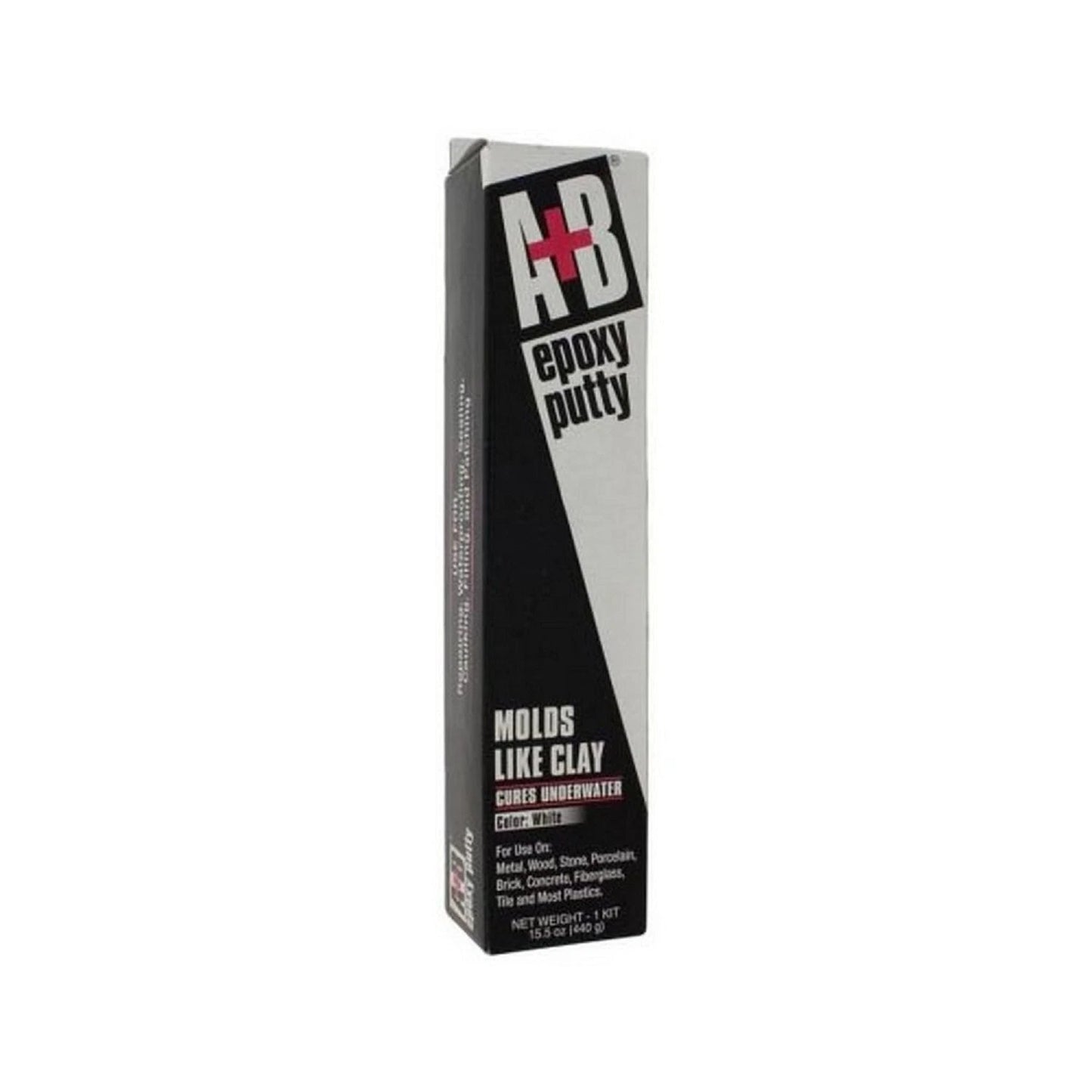 A+B Epoxy 9904K White Rezolin Kit, 14 oz. Container 1-(Pack), Black