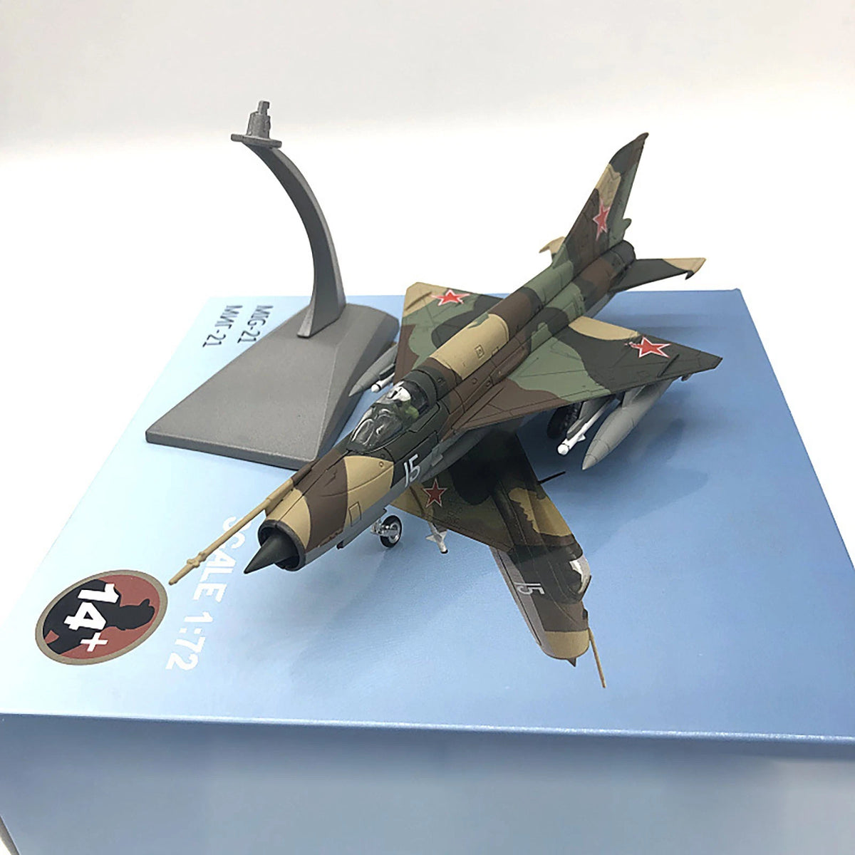 1:72 Classic Fighter Mig-21 MiG 21 Military Aircraft Collection Model