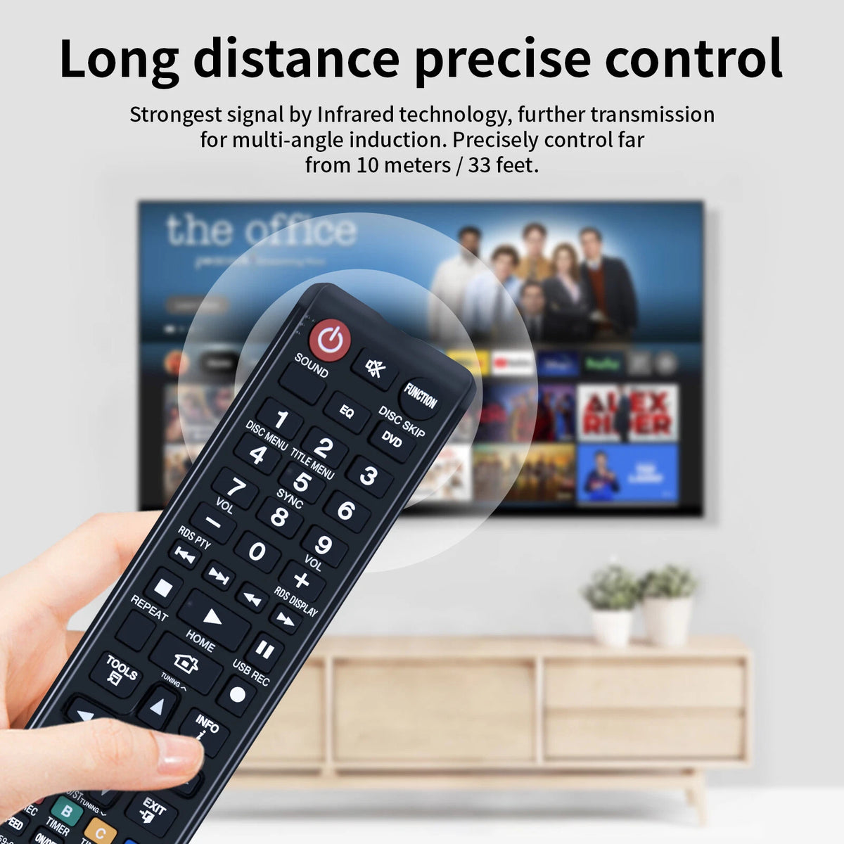 AH59-02427A Remote Control For Samsung Micro Hi-Fi System MM-E330D MM-E430D