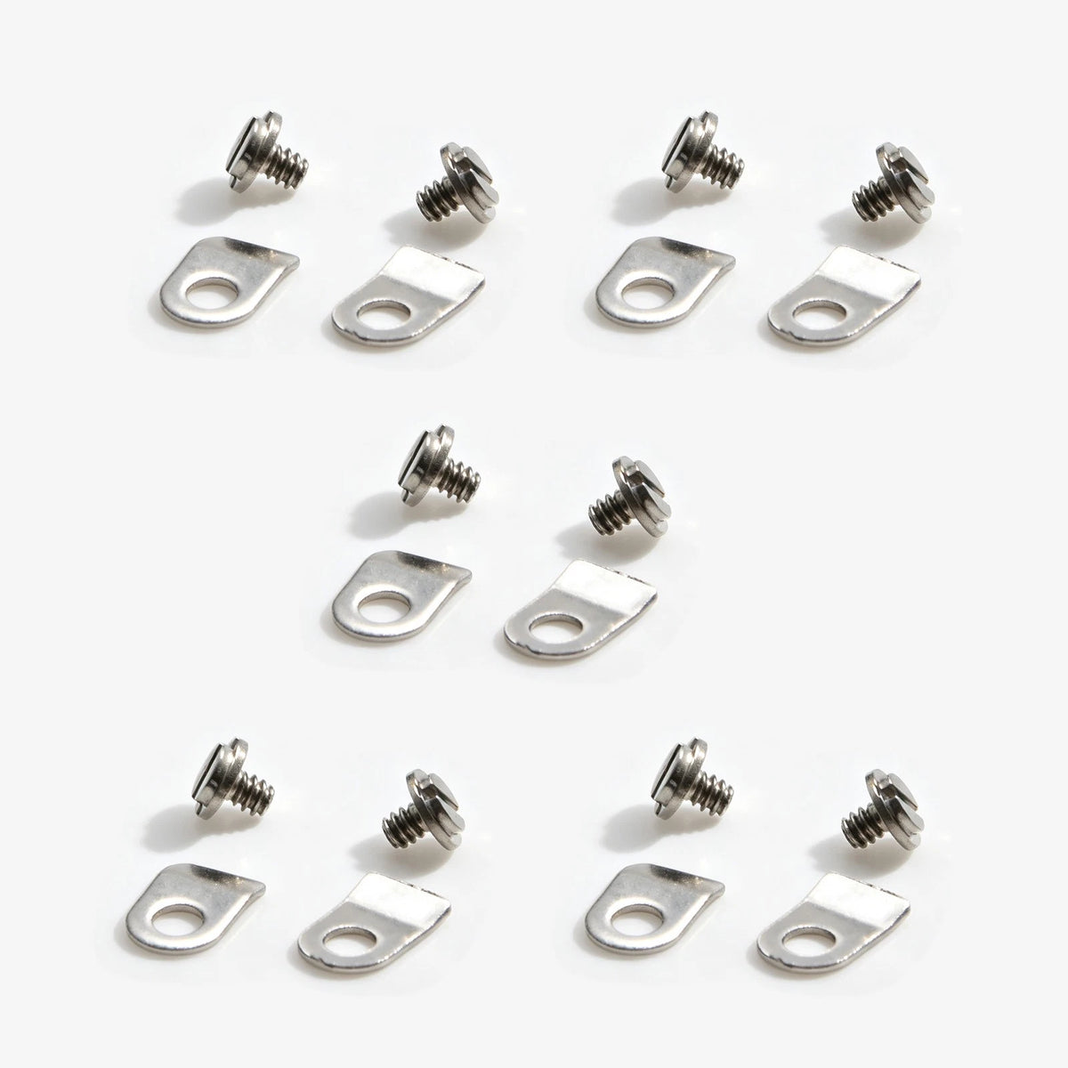 10 Sets Casing Clamps Tab & Screw For Watch Movement ETA 2824 2834 2846 2836