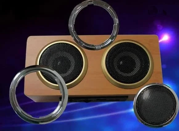 Fielect 10 Inch Speaker Foam Edge Surround Rings 10 4pcs, Black