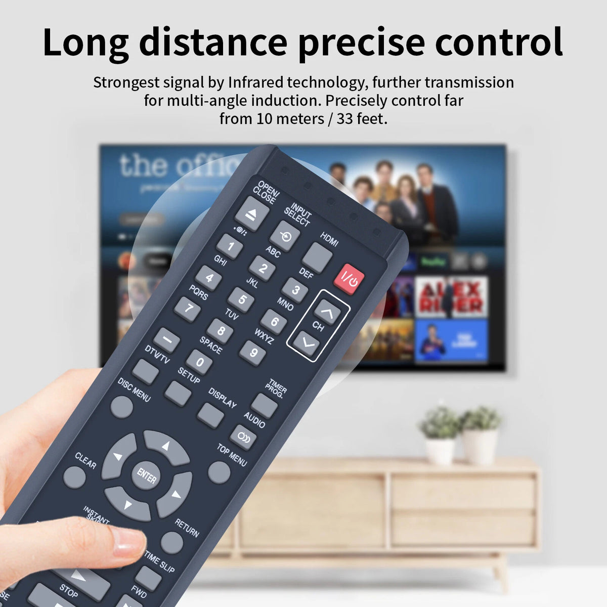 SE-R0294 Remote Control For Toshiba DVD Player D-VR660KU D-VR670 D-VR660