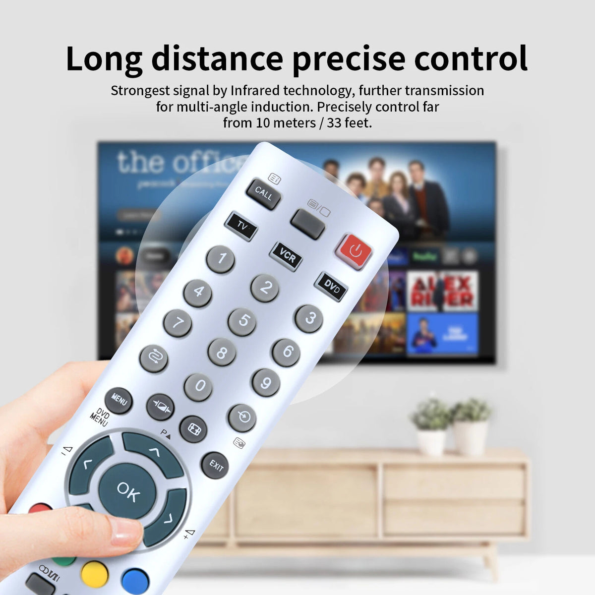CT-90126 Remote Control For Toshiba TV VCR DVD 32WL48 27WL56 32WL56 37WL56