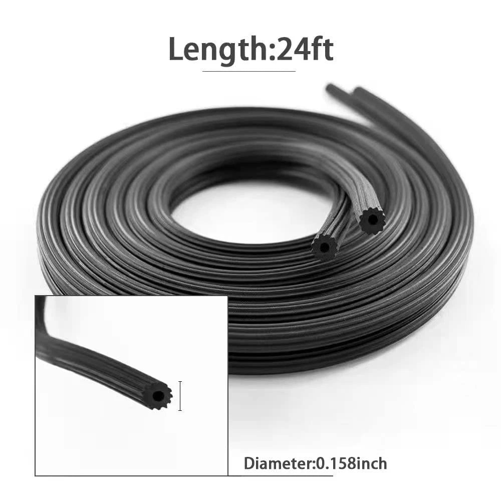Lengtimo Fiberglass Screen Repair Kit, Black, 48" x 110", x Black