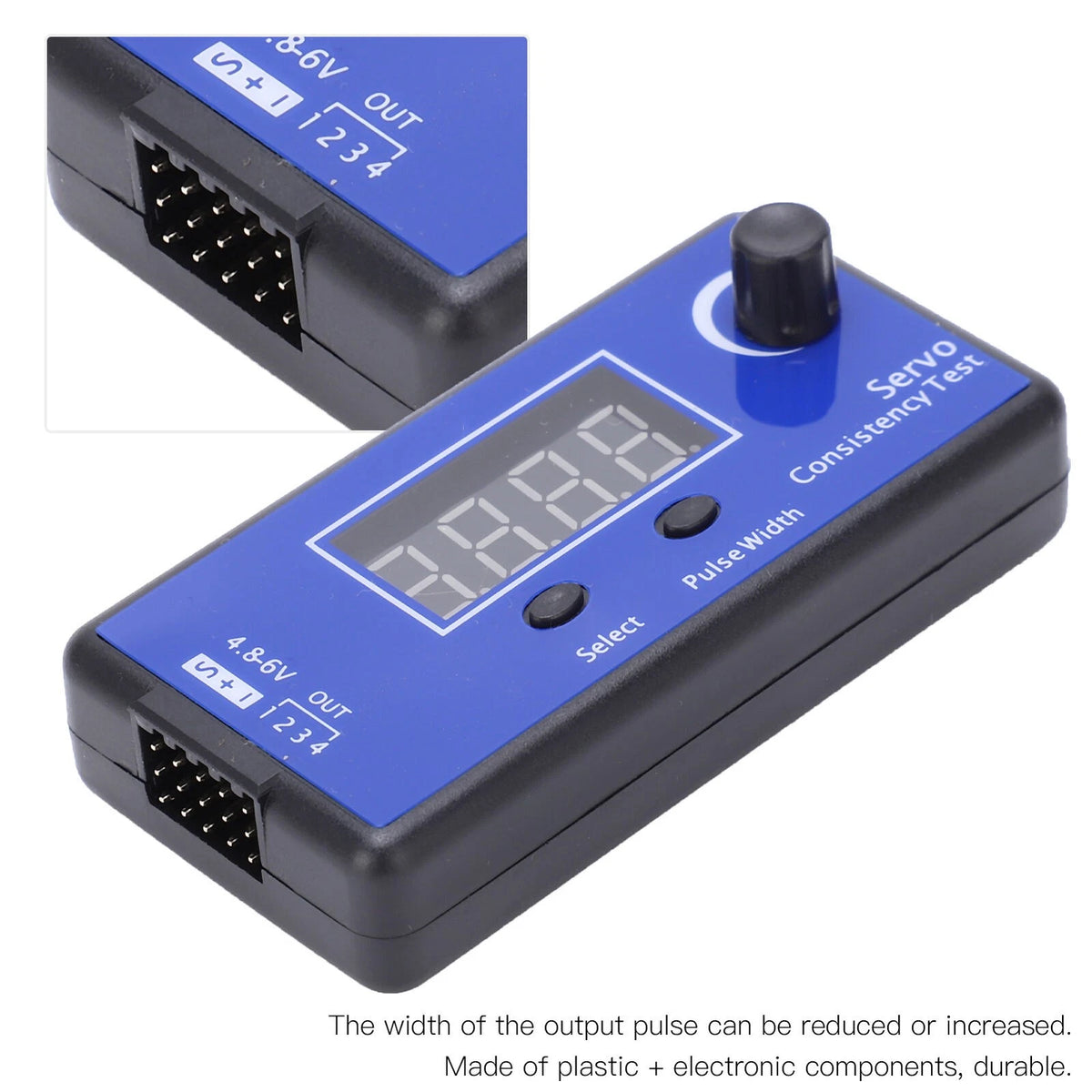 Universal RC Model Steering Gear Digital Servo Tester ESC Consistency Detecter