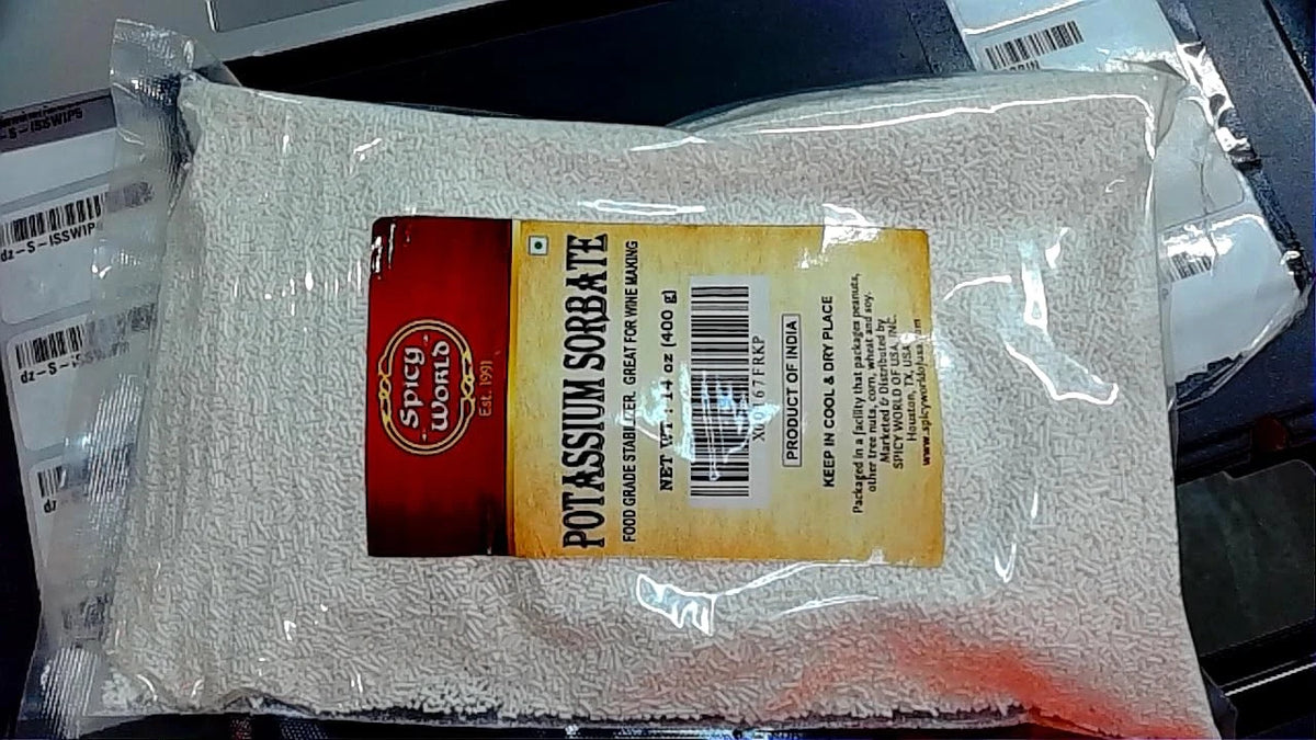 Spicy World Potassium Sorbate 14 Oz - Food Grade - Great 1 Count (Pack of 1)