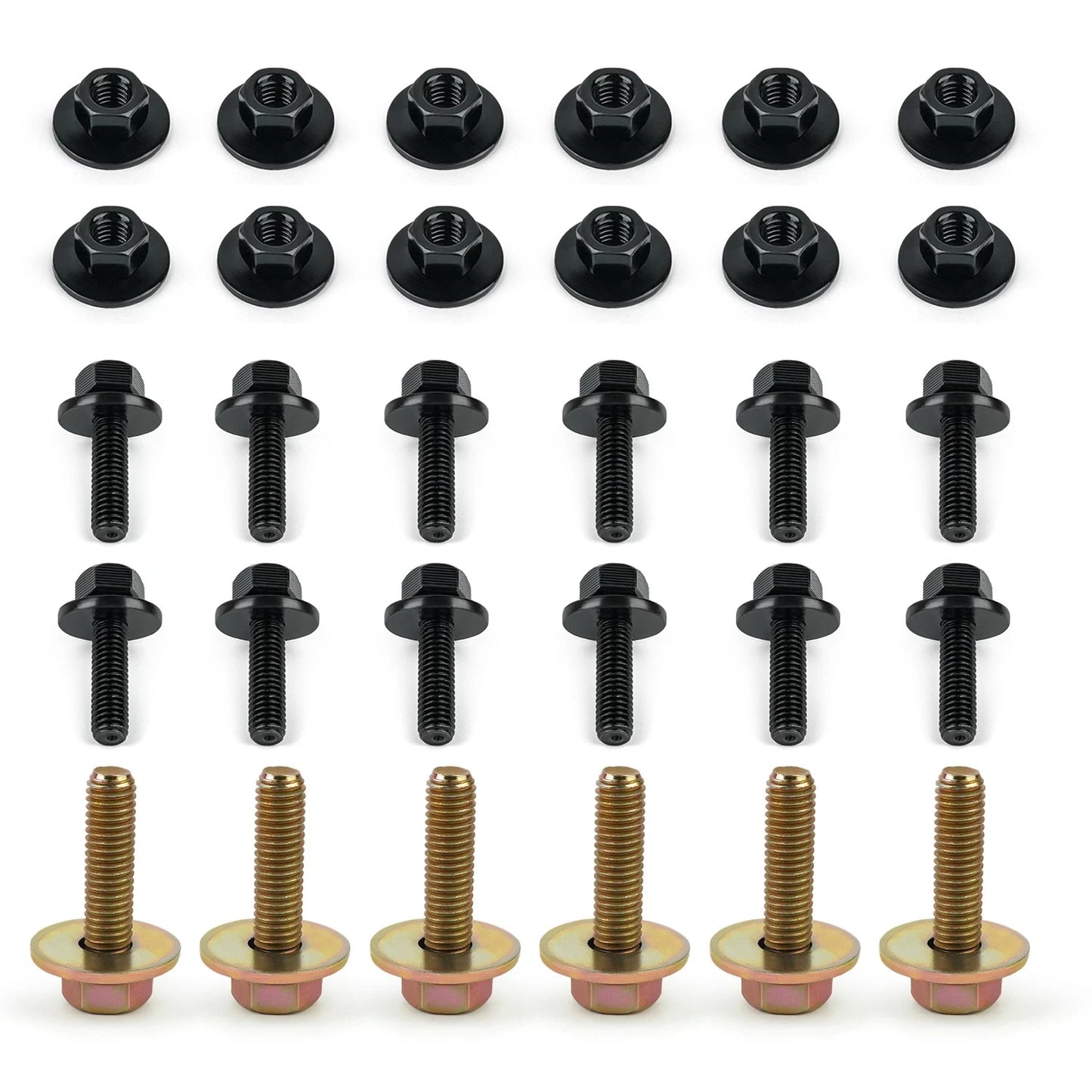 Fits Jeep Wrangler JK JL 07-25 Side Step / Running Board Bolts Hardware (4 door)