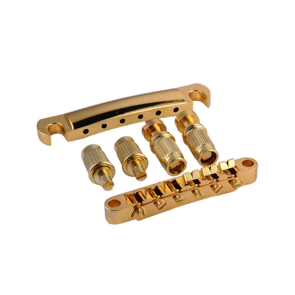 Tune-O-Matic Bridge Tailpiece Stop Bar For Epiphone LP SG Guitar GOLD SET