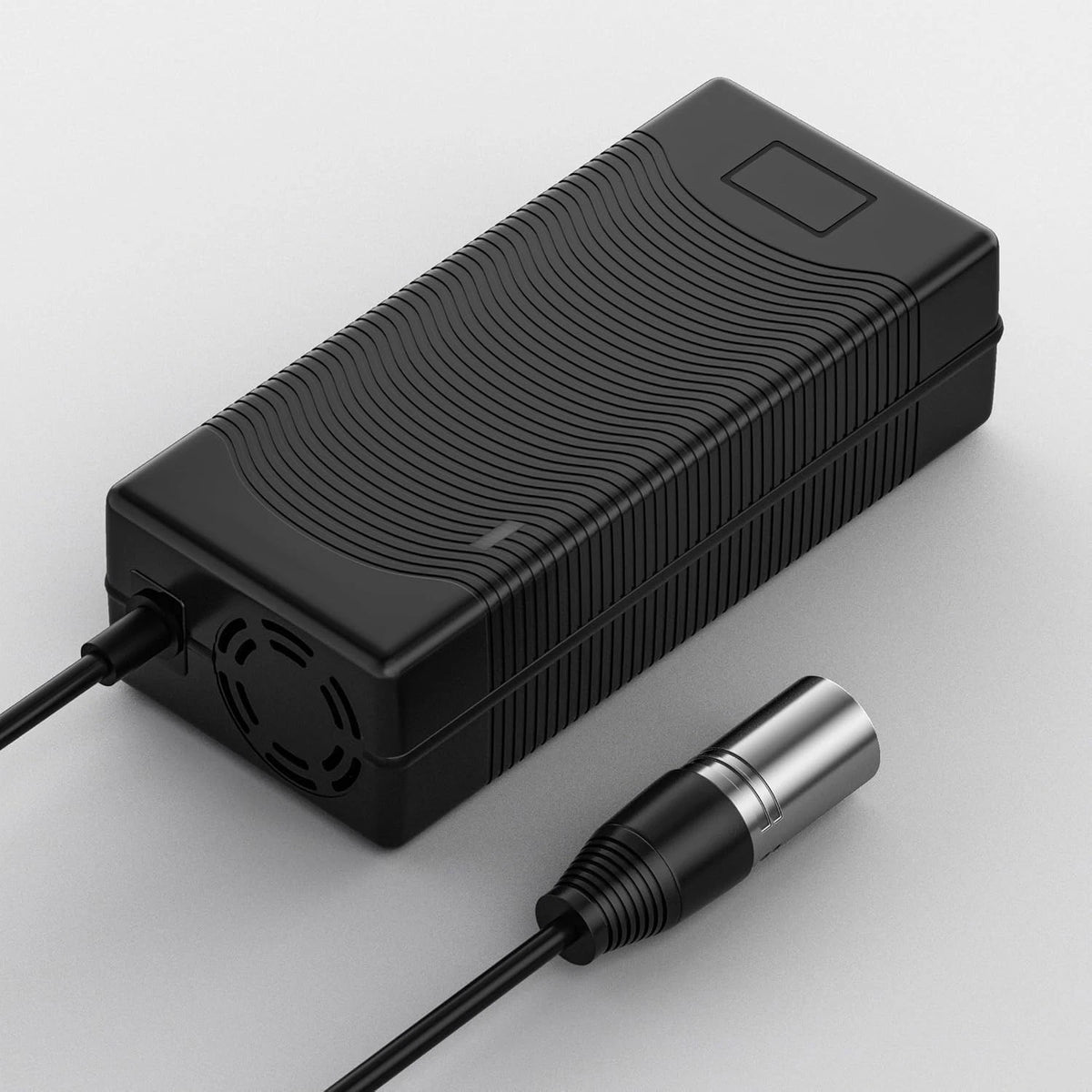 29V 5A 3-Pin Male XLR Connector Battery Charger for Lakematic, Jazzy Black
