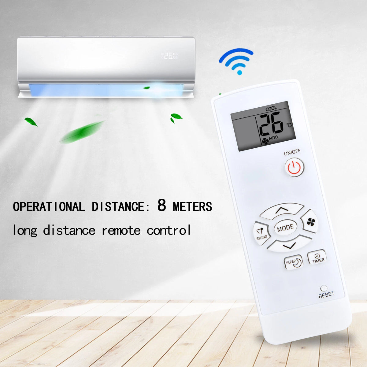 Replacement Remote Control For Sharp Air Conditioner CRMC-B046JBEZ