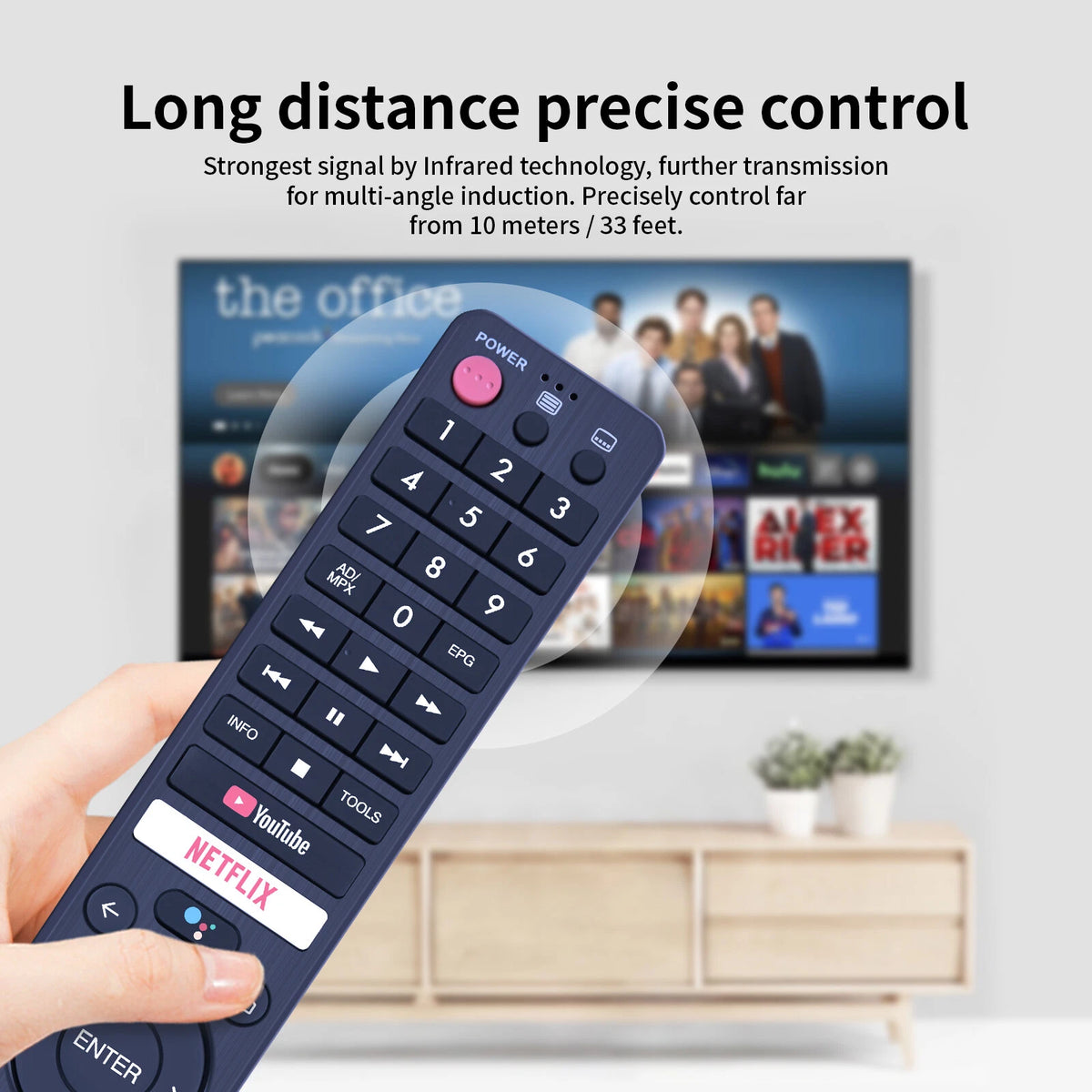 GB326WJSA Voice Remote Control For Sharp LCD TV 4T-C50BJ3T 4T-C60BJ1T
