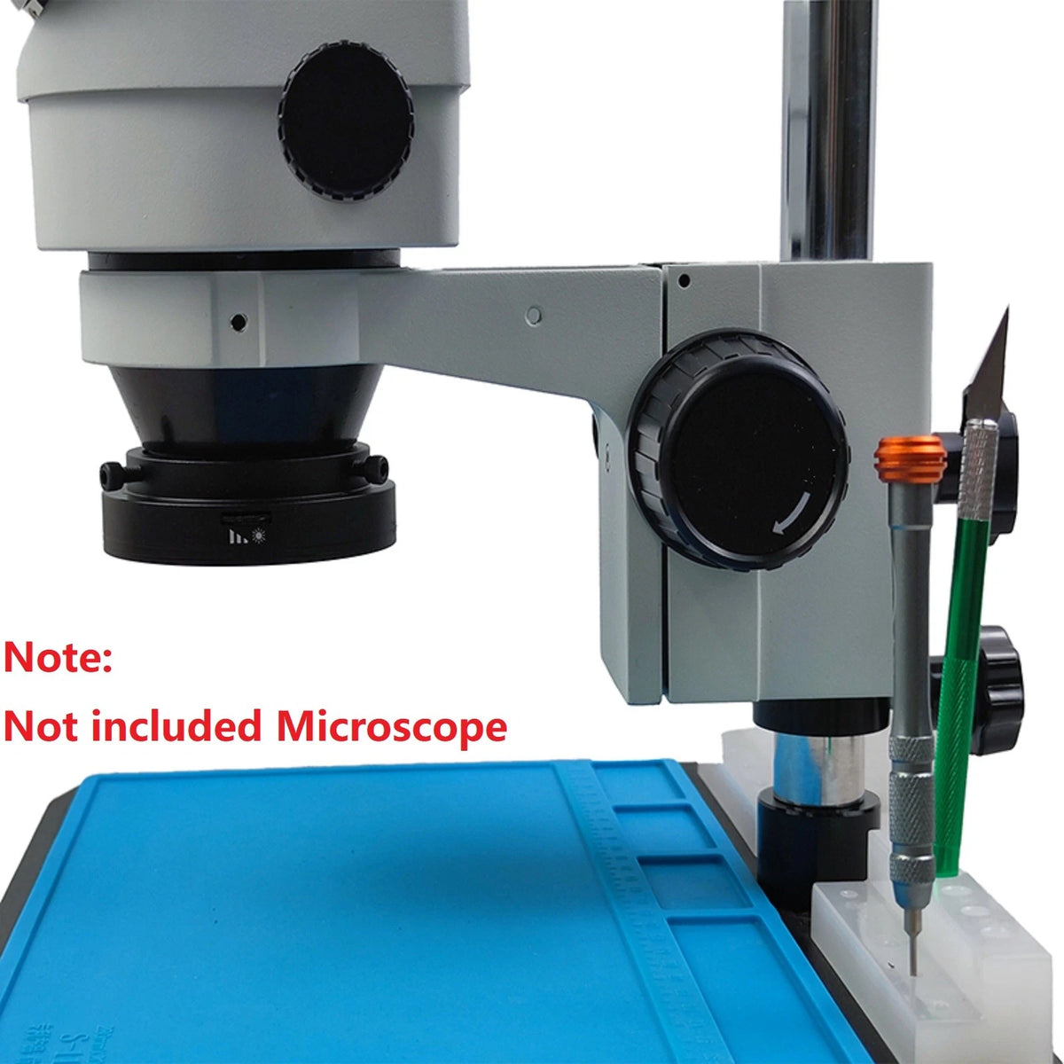 USB 72 LED Ring Light Microscope Adjustable bright Illuminator Focus Lamp