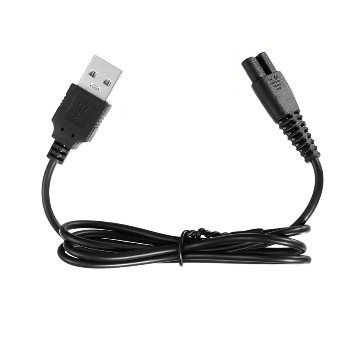 Replacement USB Cable for Shaver Charger DC 12-24V 1A Power Cord 124 cm Long