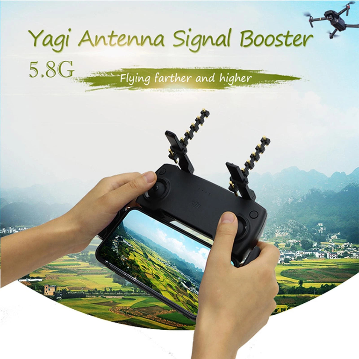 5.8G Antenna Amplifier Signal Booster Extender for DJI Mavic Mini(SE)/2 Pro/Zoom