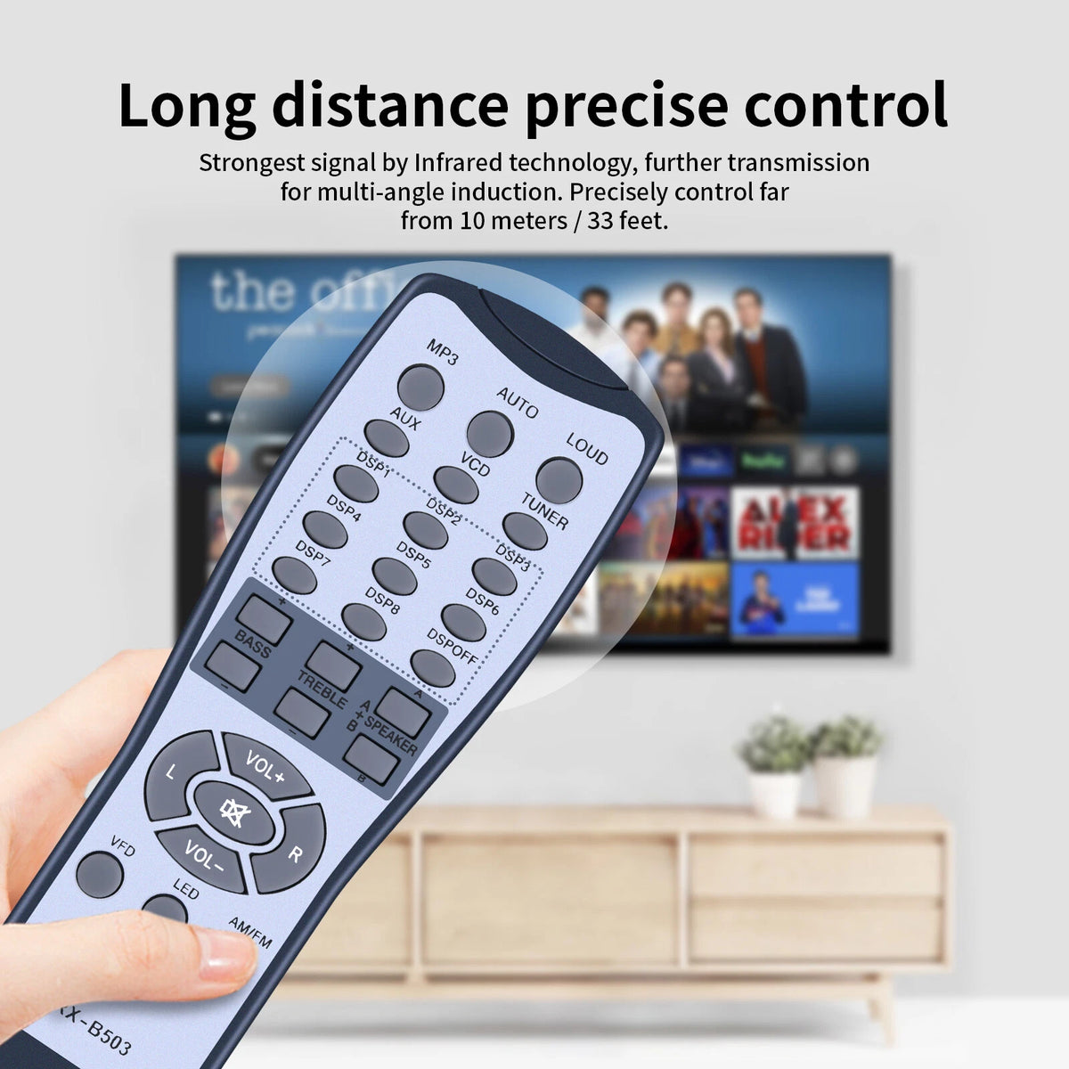 Replacement Remote Control For Technical Pro RX503 RX504 RX505BT