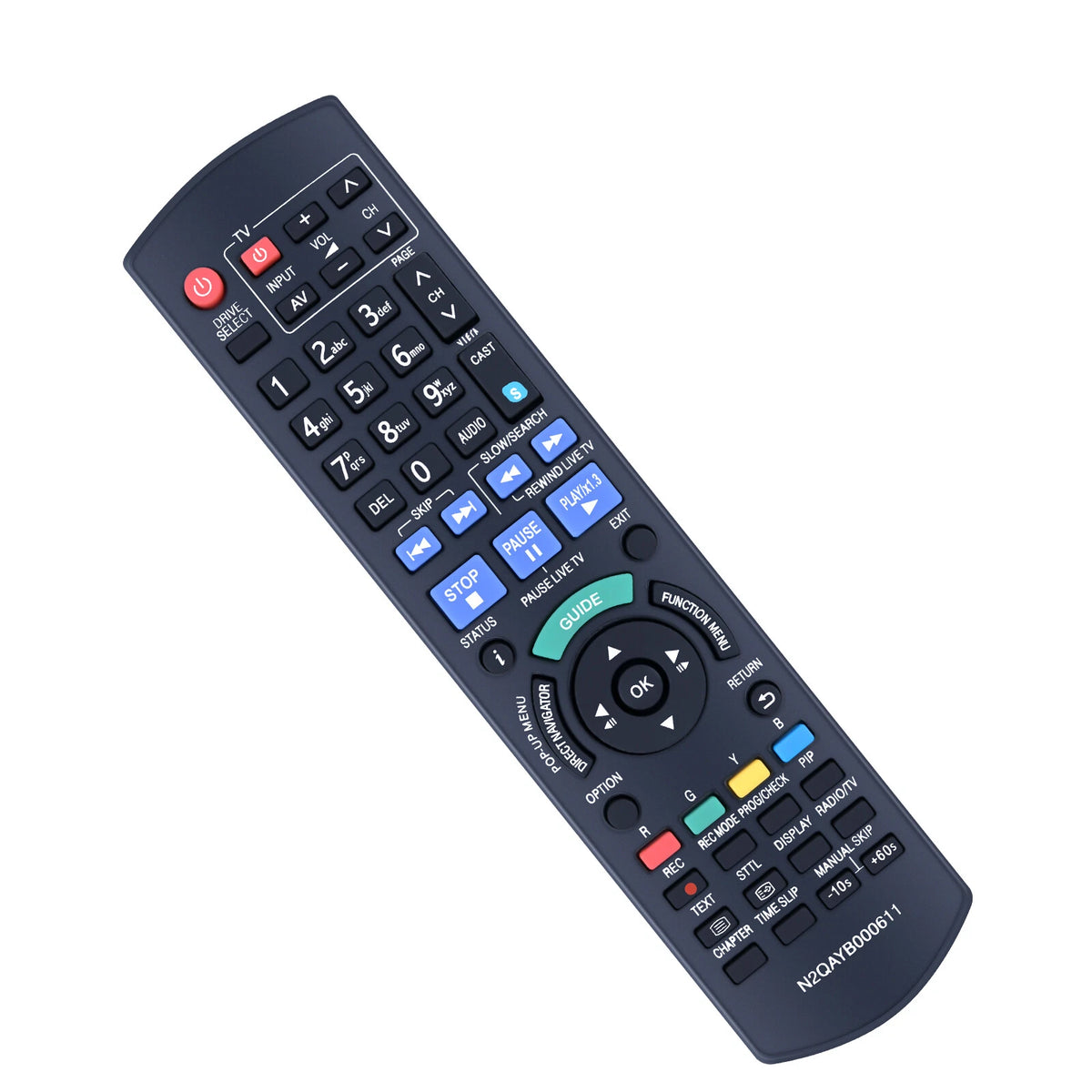 N2QAYB000611 Replace Remote Control For Panasonic Disc Player HDD Recorder