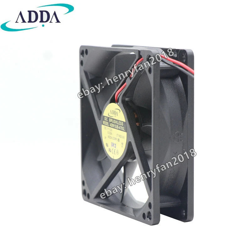 ADDA AD0912UB-A70GL Axial Fan DC12V 0.3A 92*92*25MM 2wire 56CFM Case Cooling Fan