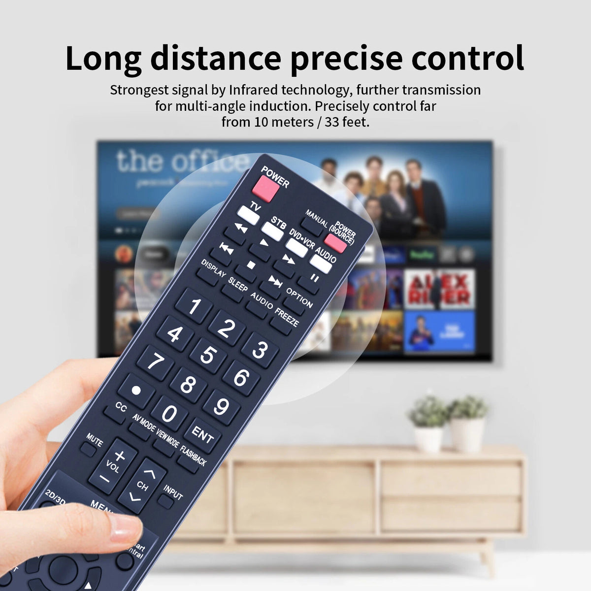 GB172WJSA Remote Control For Sharp AQUOS TV RRMCGB172WJSA LC-60EQ30U