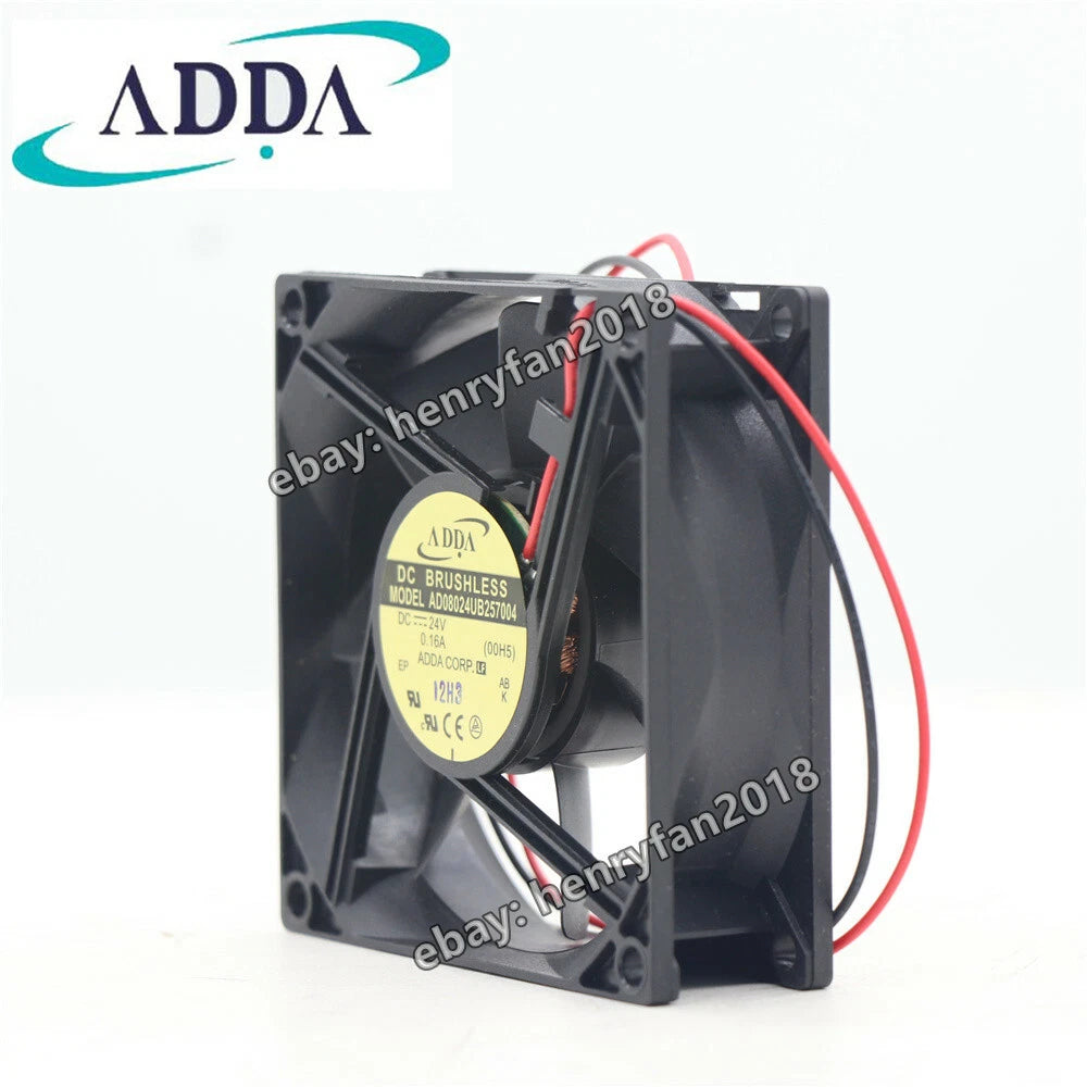 ADDA AD08024UB257004 AD0824UB-A70GL Axial Fan 24V 0.16A 80*80*25MM Cooling Fan