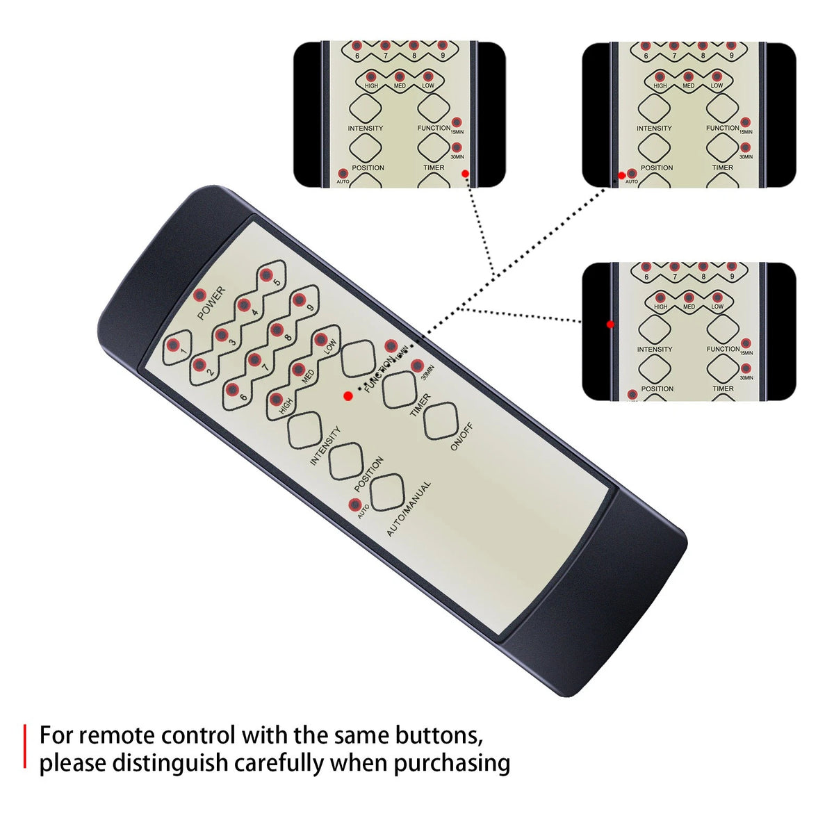 Remote Control For Vinsetto Massage Office Chair CA921-171V810231