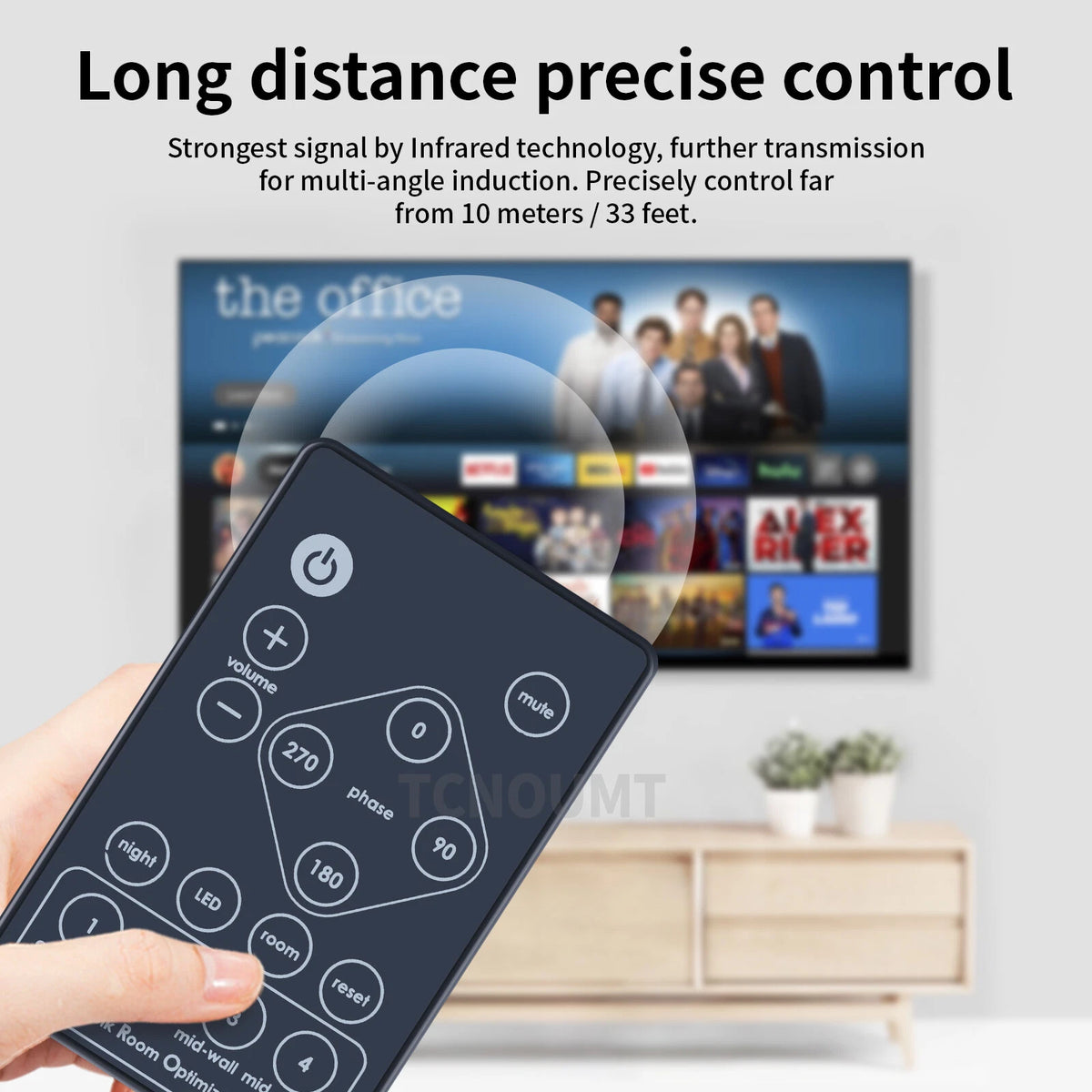 Replacement Remote Control For Polk Audio DSW PRO 660wi Wireless Subwoofer