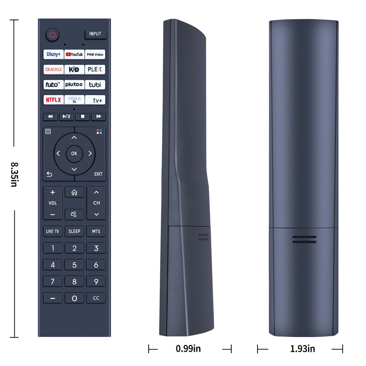CT-95079 343213 Remote Control For Toshiba Smart VIDAA TV 43V35MU 32V35MU