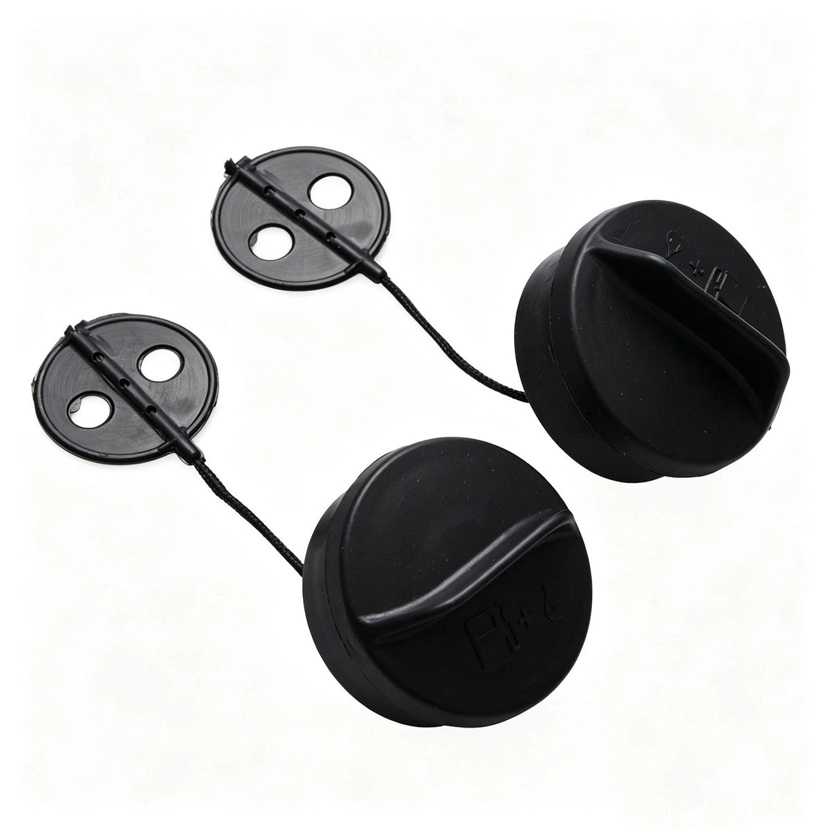2Pcs Direct Fit Fuel Gas Tank Cap Fits for Stihl FS45 4128-350-0505 No-Drill