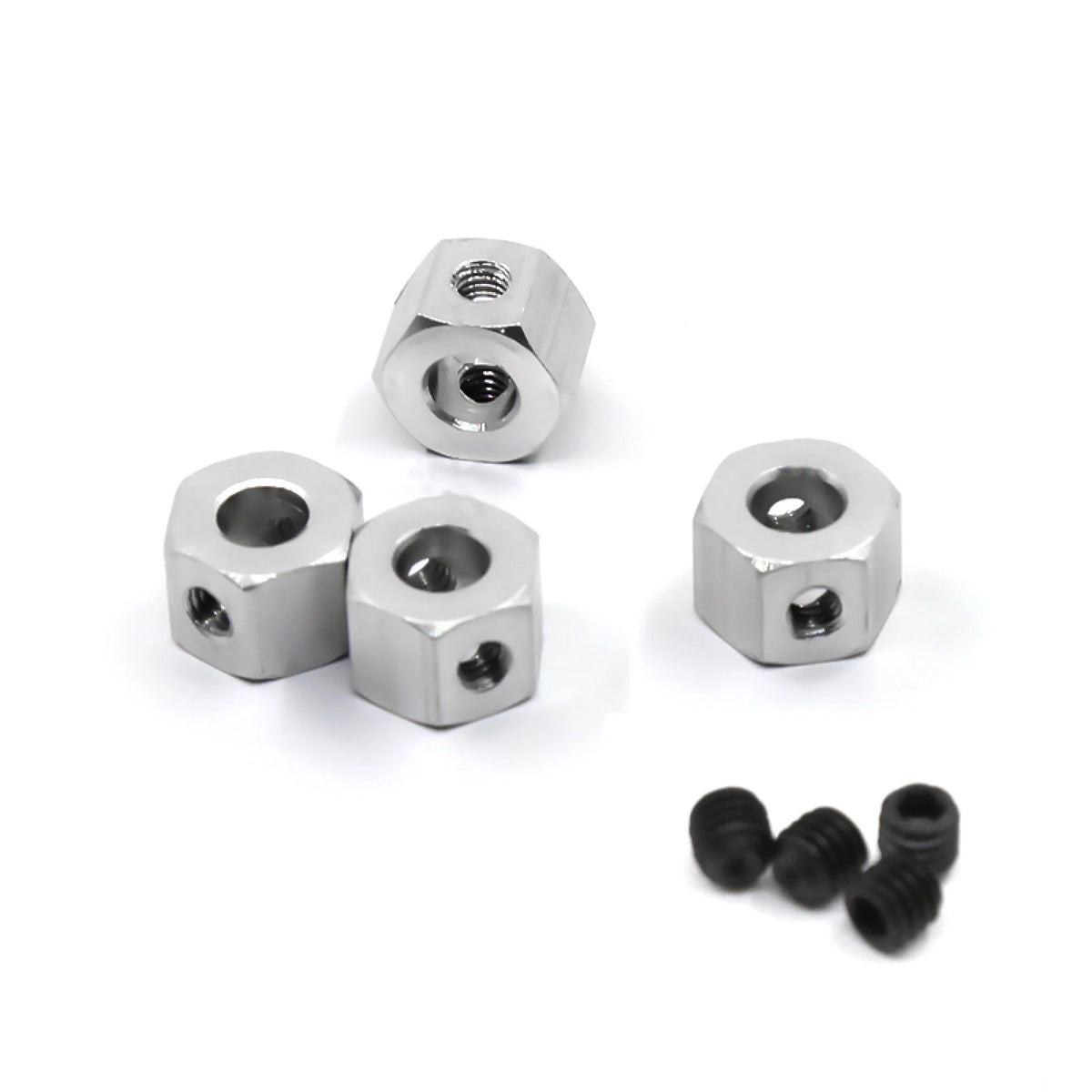Metal 5mm Wheel to 12mm Combiner Wheel Hub Hex Adapter For WPL D12 C14 MN D90 q