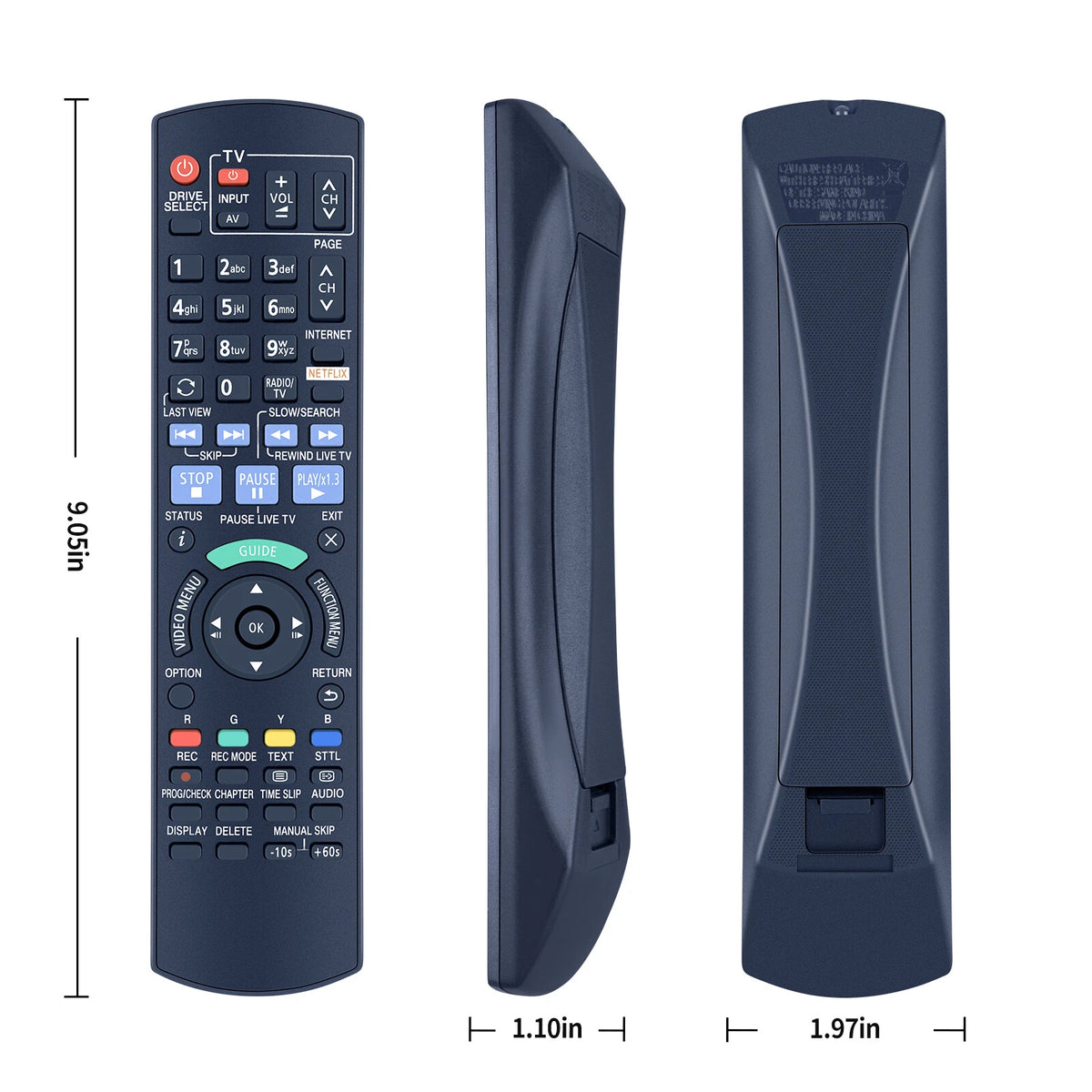 N2QAYB001042 Remote Control For Panasonic HDD Recorder DMR-HWT250 DMR-HWT250GL