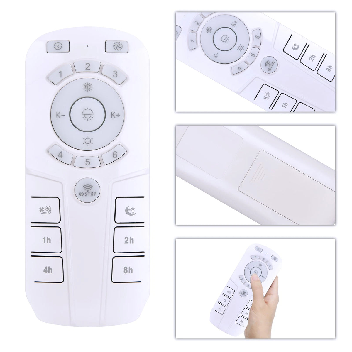 Replacement Remote Control For Garwarm 20" Caged Ceiling Fan With Light