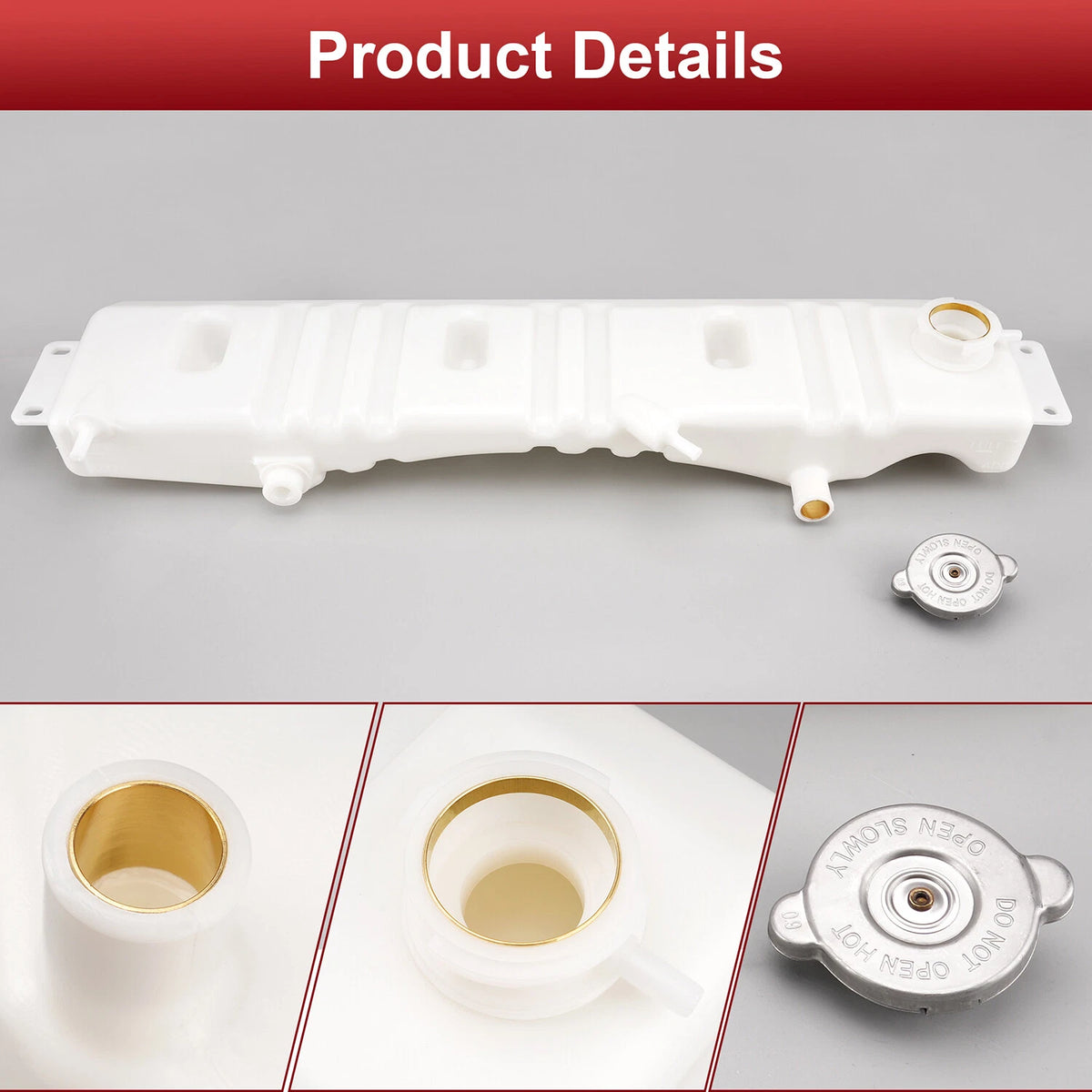 Radiator Expansion Surge Tank For Ford F600 F700 F800 1980-1998 F6HZ-8A080-B