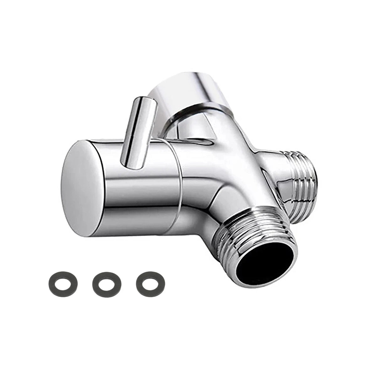 Solid Metal Water Divider 1/2in Connection for Handheld Fixed Head Switching