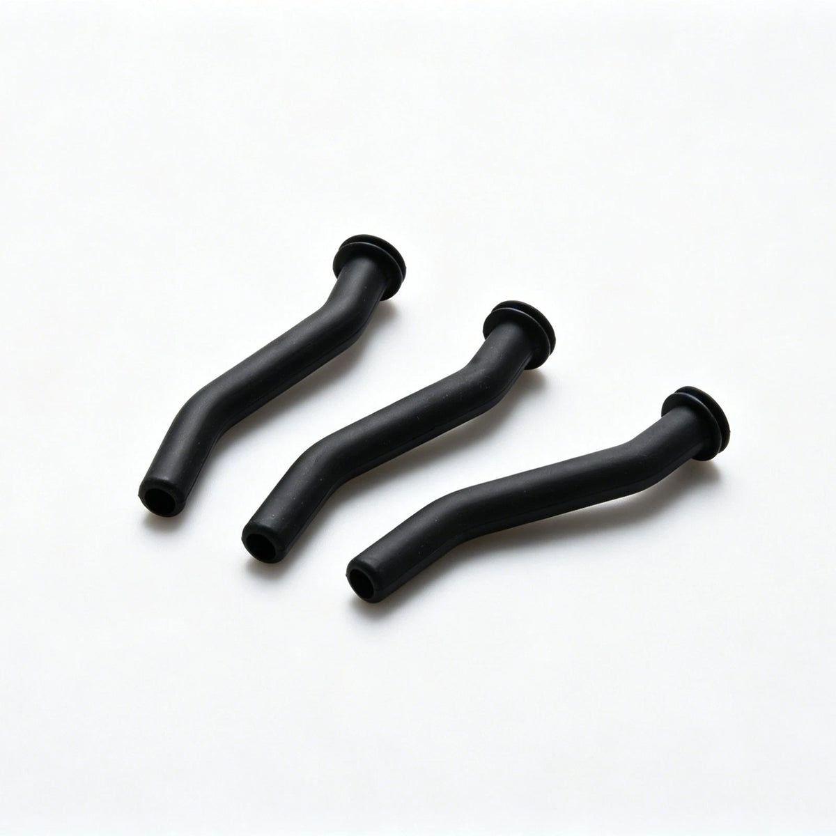 For John Deere 3 Pack 793147 Fuel Pump Vacuum Hose Replacement Black Rubber