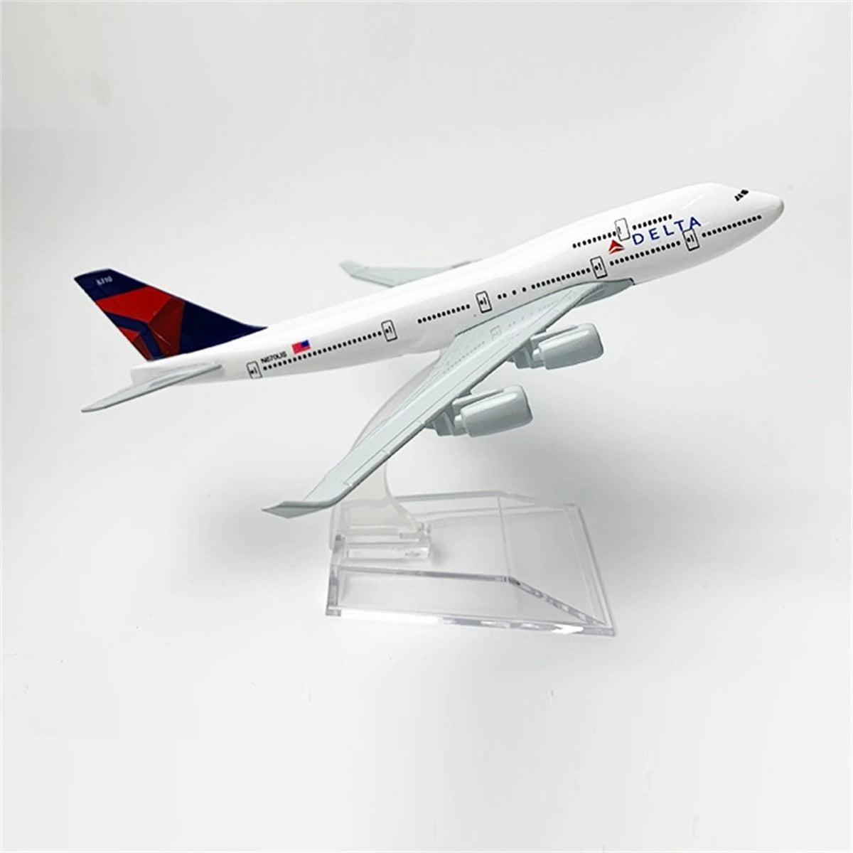 1/400 16cm Delta B747 Alloy Plane Model Airplane Model Simulation Plane Ornament
