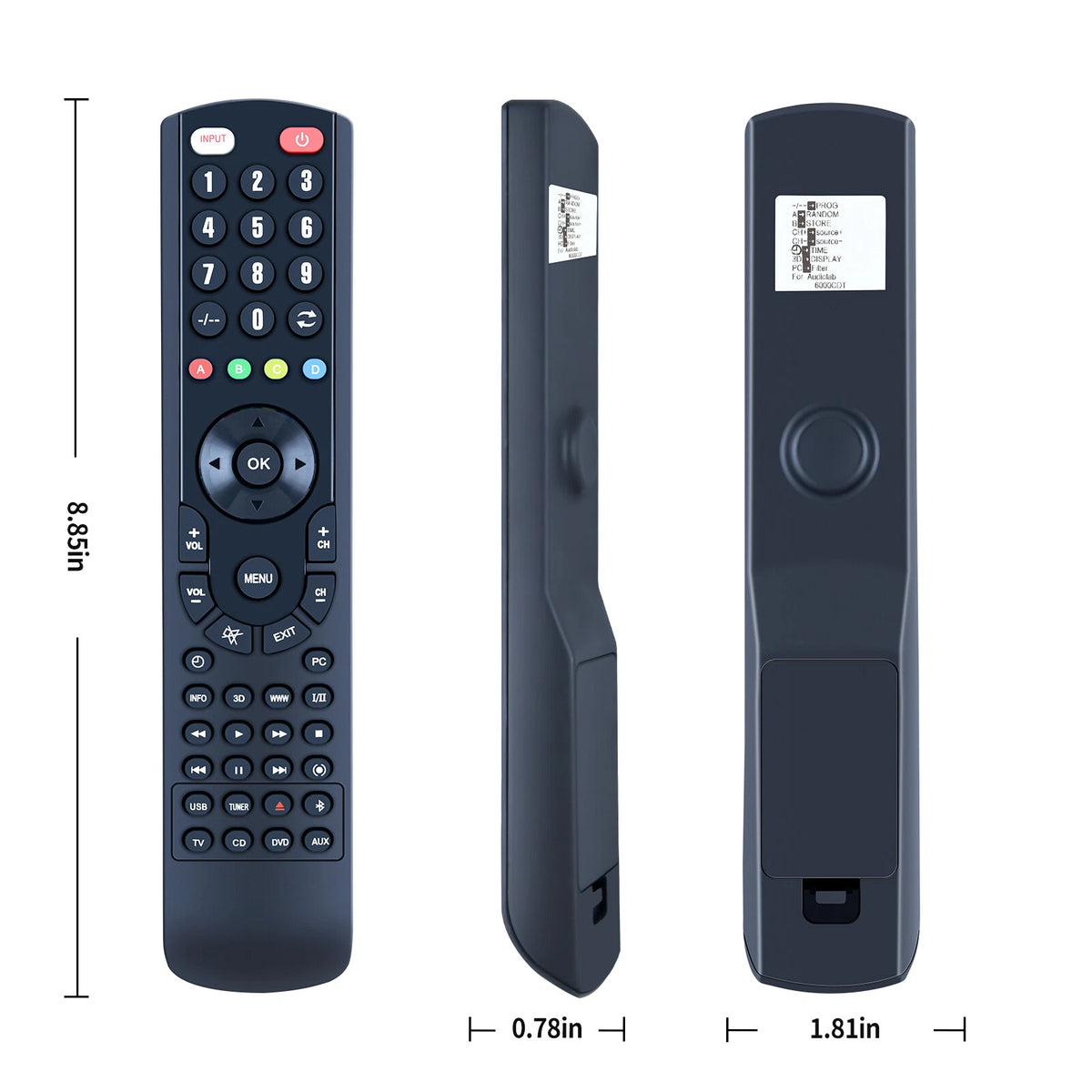 Replacement Remote Control For audiolab 6000CDT Dedicated CD Transport