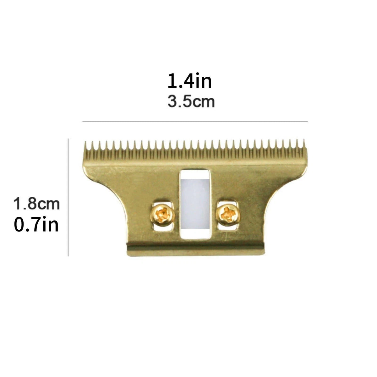 Durable Gold 8101 T Wide Blade Replacement T-Blade Trimmers For Wahl Detailer E