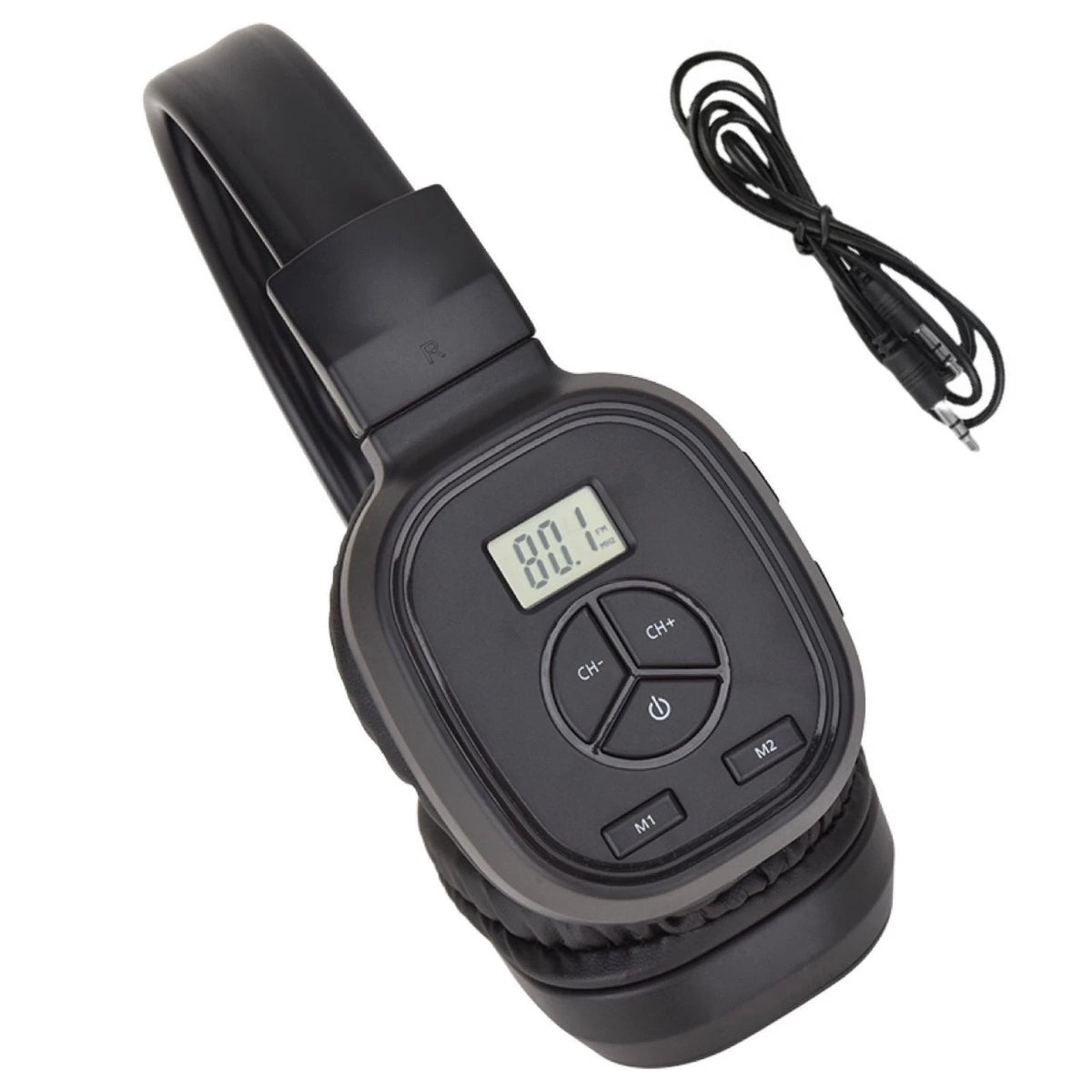Portable Wireless FM Radio Headset perfect for using on your computer or MP3