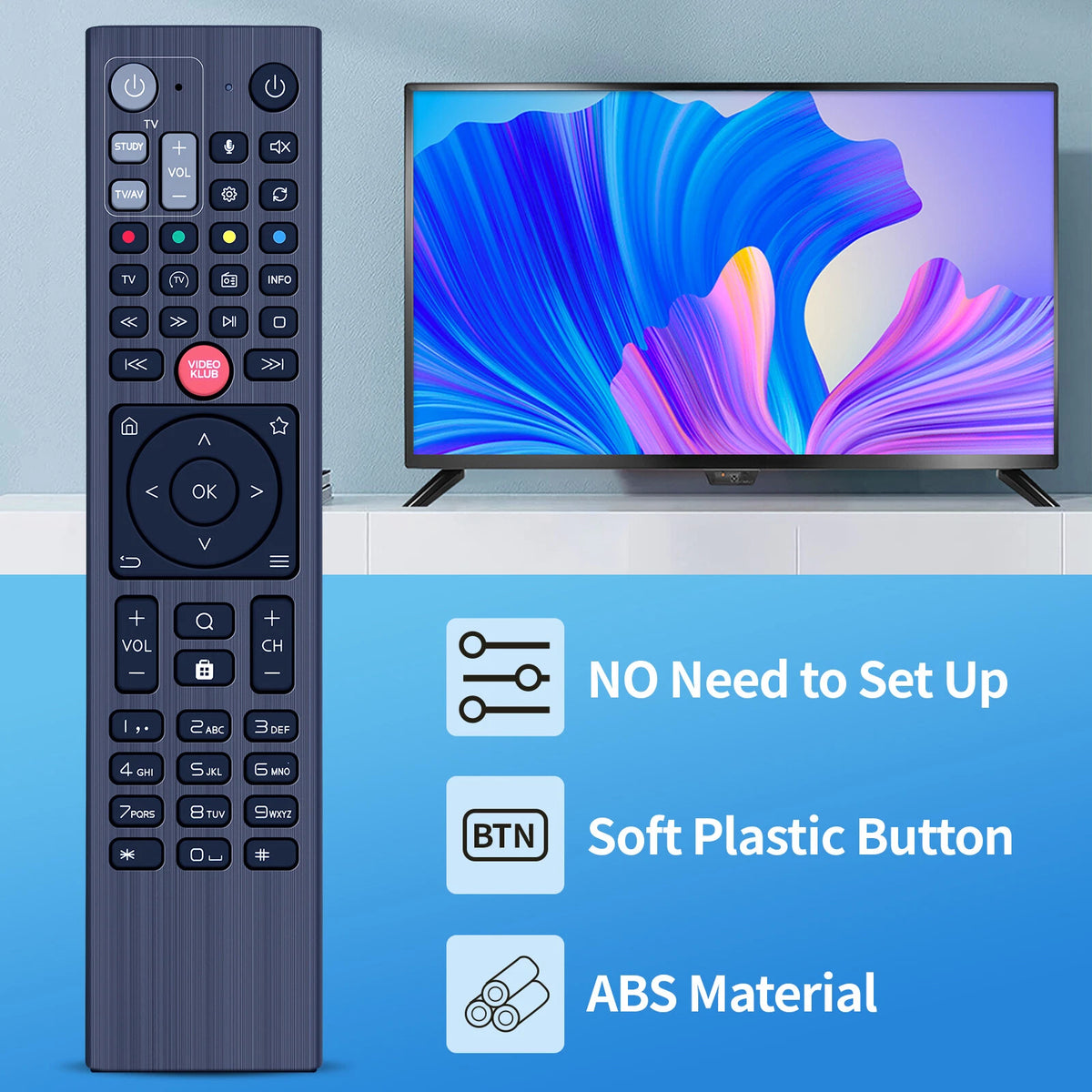 Replacement Remote Control For IRIS TV box Mts Resiver Daljinski