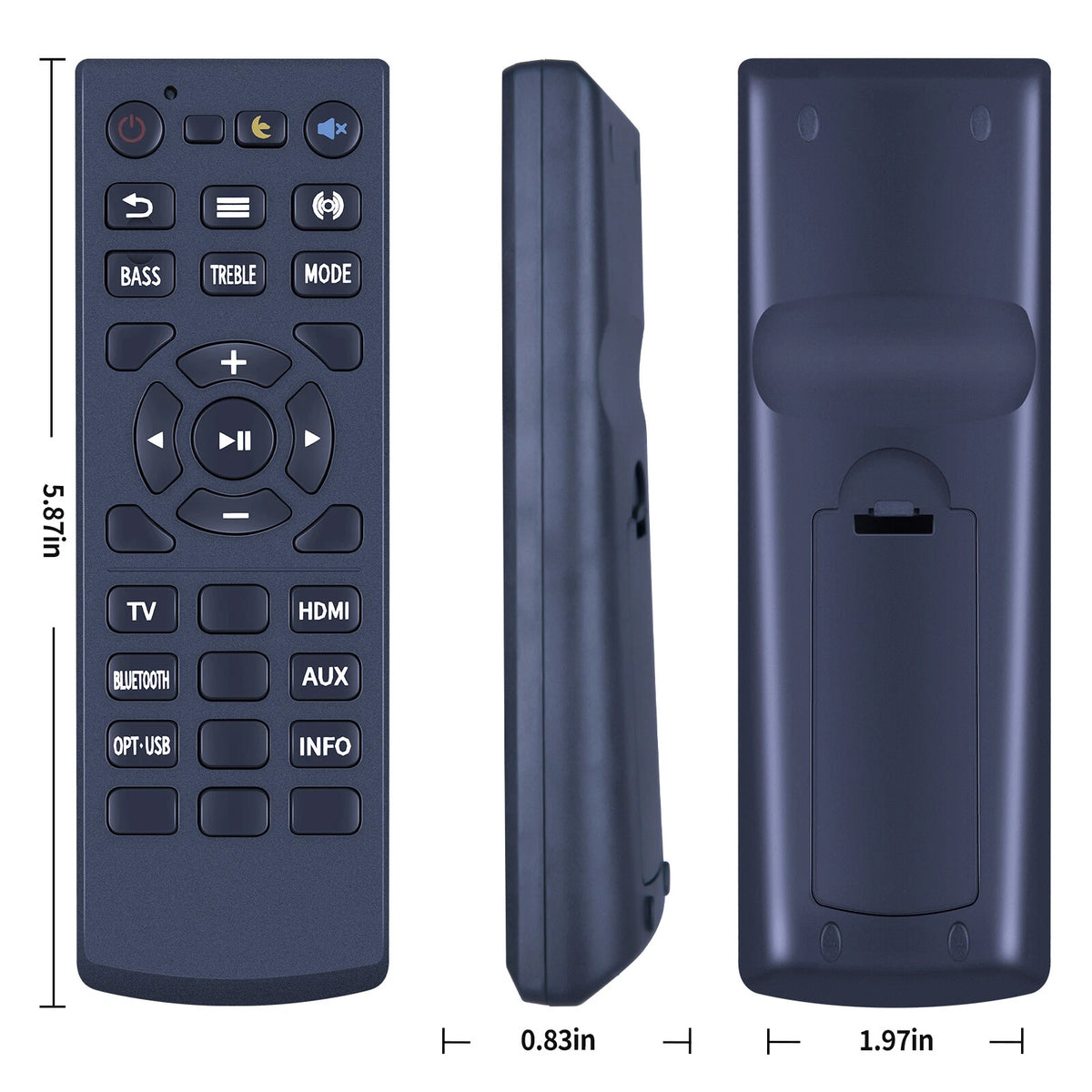 Replacement Remote Control For TEUFEL Cinebar Ultima RC