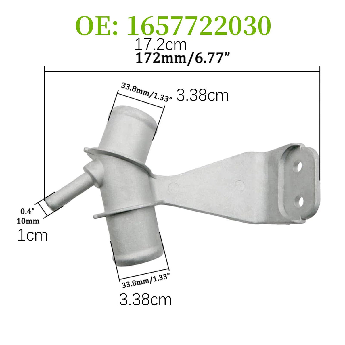 1 PC Aluminium Radiator Water Coolant Pipe Part For Toyota Corolla 2009-2013