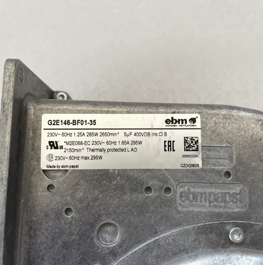 G2E146-BF01-35 ebmpapst AC230V Centrifugal Fan Industrial Inverter Cooling