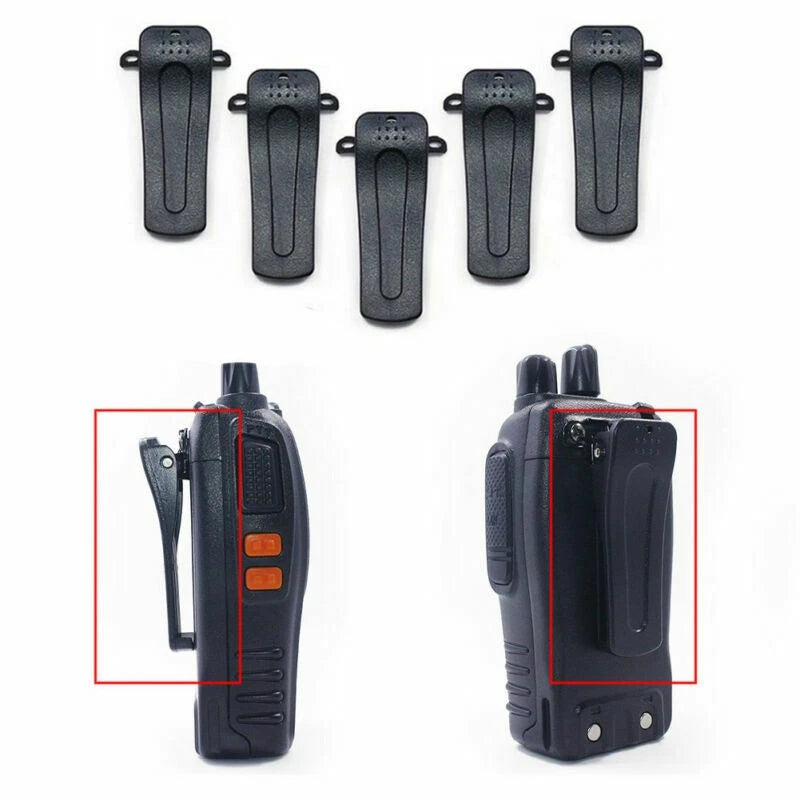 5X Walkie Talkie Belt Clip For Retevis H777 BaoFeng 666S/777S/888S Radio C
