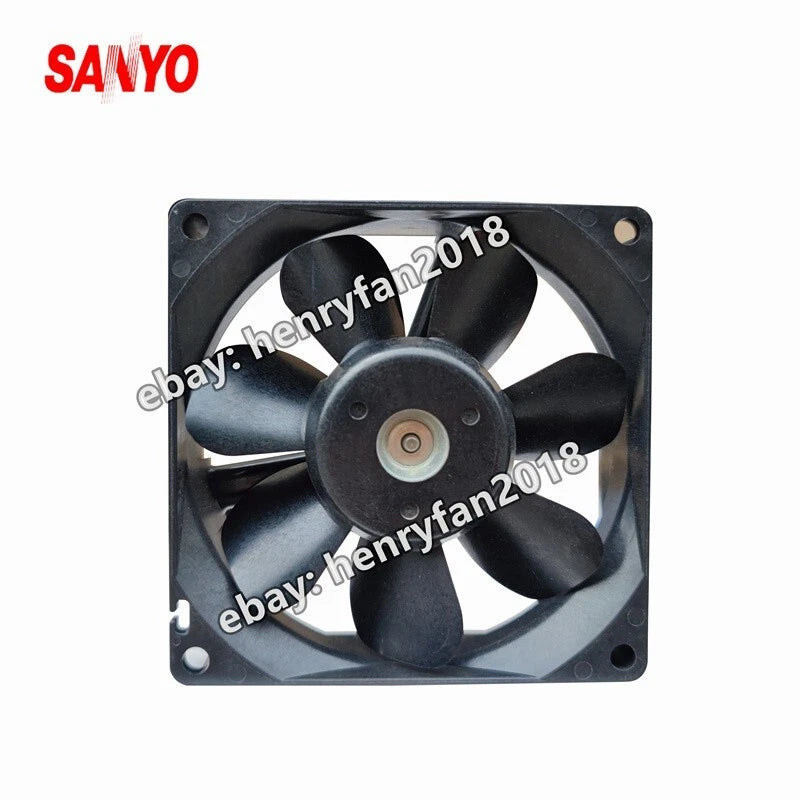 SANYO 109R0824S407 Axial Fan 24VDC 0.1A 80*80*25MM 3-wires Cooling Fan San Ace
