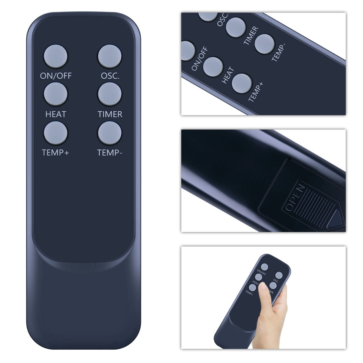 Remote Control For YOPOWER 2000W Ceramic Heater