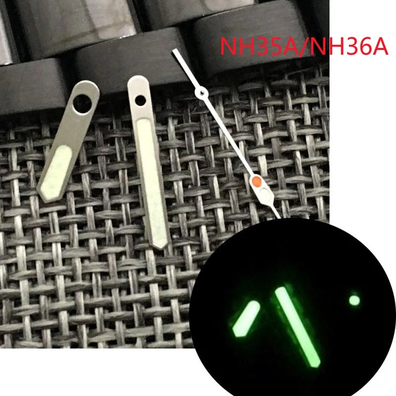C3 Luminous Watch Hands For Japan NH35 NH36 Automatic Mechanical Movement